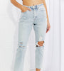 Vervet by Flying Monkey Stand Out Full Size Distressed Cropped Jeans