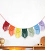 Rainbow Fringe Macrame Banner