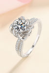 1 Carat Moissanite 925 Sterling Silver Ring