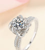 1 Carat Moissanite 925 Sterling Silver Ring