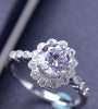 1.5 Carat Moissanite Floral-Shaped Cluster Ring